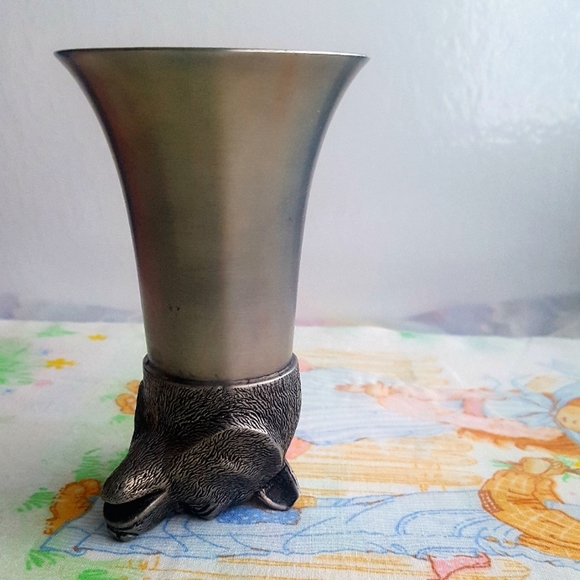 Vintage Bear Stirrup Cup Pewter - Picture 3 of 13